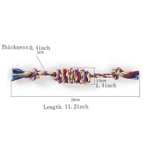 Yüksek kaliteli Bite dayanıklı çiğnemek diş temizleme pamuk ipi köpek oyuncak Pet - Product Image 5