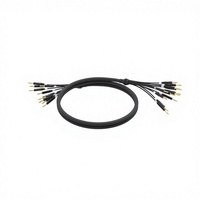 Câble audio multipaire 16 canaux TRS mâle 1/4 pouce vers TRS mâle 6,35 mm et 1/4 pouce