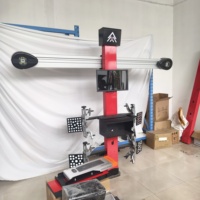 Machine d'alignement des roues portable, économique, à écran unique, pour atelier de réparation automobile