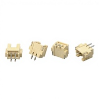 Conectores Horizontales SMT/SMD de 2-6 Pines con Paso de 2.54mm, Latón, IP20, ROHS, Resistentes a Altas Temperaturas, Carcasa LCP, 125V, PCB
