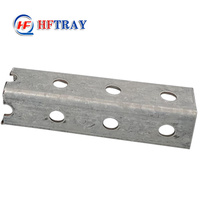 Profilés en C en aluminium 41*41, raccords de tuyauterie de support, profilés en C galvanisés, acier galvanisé, profilés en C à fentes