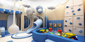 Équipement de jeu souple d'intérieur pour centre commercial d'école à domicile Petit terrain de jeu avec toboggan pour enfants et toboggan d'escalade pour bébés en vente - Product Image 3