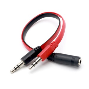 3.5mm Audio Splitter <b>Adapter</b> Male To Female And Male For Mobile Phone Earphone Microphone Connection - Product Image 3