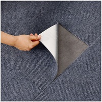 Dalles de moquette auto-adhésives en gros, tapis antidérapants à peler et coller pour salon et chambre à coucher