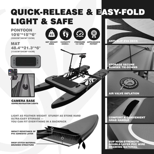 Yêu thích mới hợp thời trang <span class=keywords><strong>Inflatable</strong></span> nổi một ngồi biển chu kỳ nước xe đạp để bán - Product Image 3