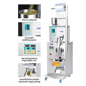 Machine de remplissage et de scellage automatique pour sacs plastiques de fruits, légumes, <span class=keywords><strong>c</strong></span>éréales, riz, farine, sucre, noix, graines, haricots et quincaillerie - Product Image 6