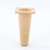 Ensemble de pieds de meubles réglables en plastique contemporains de 6 pouces, robustes, anti-corrosion, pour chaises, tables, lits, extérieur