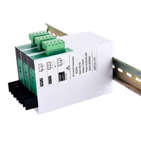 Transmetteur de courant CT 1A 5A avec sortie analogique 4-20mA / 1-5V Capteur de courant alternatif industriel Alimentation 220V Transducteur Rail DIN 35mm