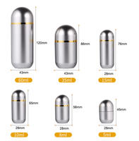 Flacon de médicament portable en plastique, 30 ml, rond, avec bouchon à vis scellé, distributeur de pilules personnalisé – Offre Spéciale
