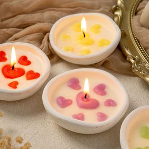 Hand‑poured Heart Pattern Soy Wax Scented Candle Romantic Aroma Candle For Valentine Party Giveaway Home Decor - Product Image 2