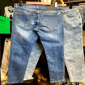 <span class=keywords><strong>Jeans</strong></span> da <span class=keywords><strong>Uomo</strong></span> in Cotone di Alta Qualità, Asciugatura Rapida, Nuovo Design, Personalizzati, Effetto Stone Washed, Taglie Forti, Elasticizzati, Strappati, <span class=keywords><strong>Skinny</strong></span>, in Denim - Product Image 2
