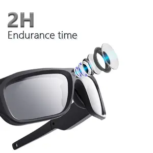 Cámara DE ACCIÓN Digital polarizada Gafas de sol DE ACCIÓN DE VIDEO 4K HD Grabación Gafas de cámara deportiva