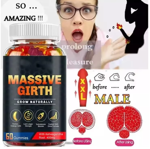 Gommose OEM per il Potenziamento Maschile con Ashwagandha da <span class=keywords><strong>3</strong></span> Pollici, 60 Pezzi, per Ingrandimento, Ispessimento e Allungamento, Non per Donne in Gravidanza - Product Image 1