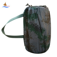 Matelas gonflable de camouflage demi-pliant épaissi, isolation fraîche résistante à l'humidité de petite taille pratique à transporter