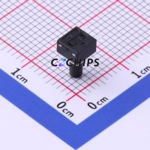 TC-1109DE-C-I Tactile Switch Through hole Component (THT) Switch Single Pole Single Throw Round Button 2.6N Right Angle Insert - Product Image 2