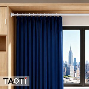 Poteau de rideau de douche télescopique en <span class=keywords><strong>baie</strong></span> vitrée <span class=keywords><strong>sans</strong></span> perceuse tige réglable matériau Durable et facile à utiliser prix bas pour rideaux de salle de bain - Product Image 3