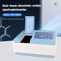 Manufacturer Dual-beam UV Visible Spectrophotometer Photometric Analysis Equipment Laboratory Digital Display Spectrometer Lab
