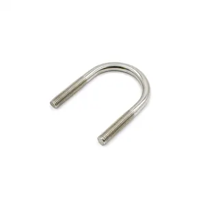 304 Stainless Steel Round Bend U-Bolts DIN3570 Accessories For Boat Trailer Axle Sailboat Trailer