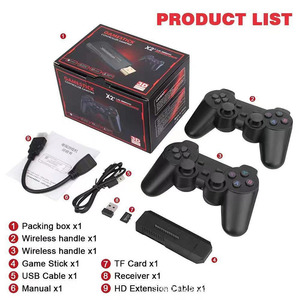 X2 Plus Game GD10 Pro 4K Game Stick 3D HD Retro Consola <span class=keywords><strong>de</strong></span> videojuegos Controlador inalámbrico TV 50 <span class=keywords><strong>Emulador</strong></span> para PS1/N64/DC X2 Gaming - Product Image 4