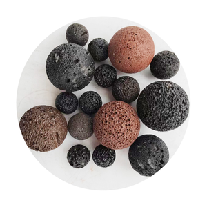 Dung nham tự nhiên Đá Bóng Đá Núi Lửa đá bóng cho BBQ/Hương liệu/Spa - Product Image 2