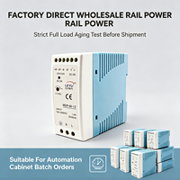 OKEY MDR-60 Serisi 60W DIN Raylı Tekli Yüksek Verimli Güç Kaynağı 5V 12V 24V 48V AC-DC SMPS Endüstriyel Otomasyon CE 2 Yıl Garantili