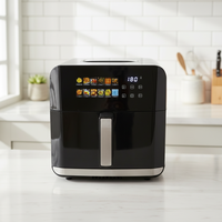 Friteuse à air numérique électrique 8L multifonctionnelle avec protection contre la surchauffe, pour usage commercial et domestique – Offre Spéciale