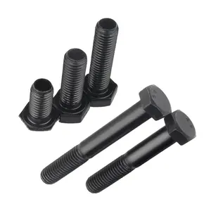 Độ bền kéo cao Hex Bolt lớp 4.8 8.8 10.9 12.9 với phù hợp các loại hạt M6 M8 M10 M12 M14 M16 M18 M20 M24 M30 M36 M48 M56