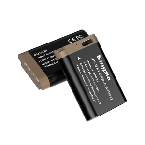 <span class=keywords><strong>Batterie</strong></span> rechargeable USB-C KingMa <span class=keywords><strong>NP</strong></span>-<span class=keywords><strong>BX1</strong></span> pour appareil photo <span class=keywords><strong>Sony</strong></span> RX100 ZV-1, <span class=keywords><strong>batterie</strong></span> de remplacement Li-ion 1120 mAh - Product Image 1