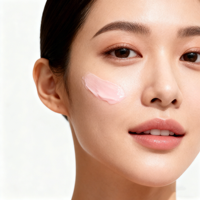 Crème hydratante pour le visage à la pectine de pêche et à la niacinamide pour les peaux sèches avec collagène, céramide, panthénol, soin de la peau pour une peau de verre