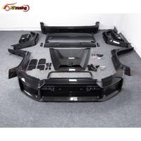 Kit de mise à niveau en fibre de carbone sèche, style R, avec pare-chocs, spoiler, diffuseur et capot pour Mercedes Classe G G63 W465 AMG G550 G500 2025 2026