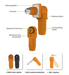 アンフェノール製ABS/ナイロン防水電力貯蔵コネクタ オス・メス端子 1500Vバッテリーコネクタ エネルギー貯蔵システム用 - Product Image 3