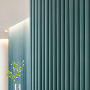 Panneaux muraux WPC <span class=keywords><strong>d</strong></span>'intérieur <span class=keywords><strong>les</strong></span> plus vendus en 2025, imperméables, résistants à la moisissure, pour salon, design semi-circulaire, installation facile - Product Image 4