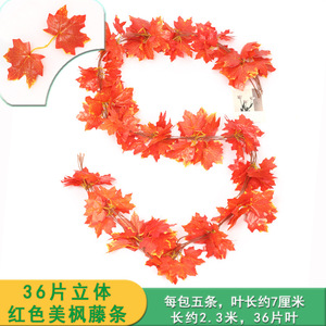 Guirlandes artificielles en lierre Xin Rongxin, 200 cm, en soie, style pastoral, pour décoration de mariage, plafond - Product Image 2