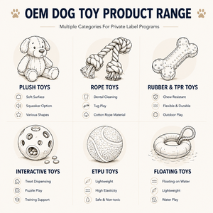 ของเล่นสุนัข OEM รับทำโลโก้แบรนด์ส่วนตัว ของเล่นสุนัขพร้อมบรรจุภัณฑ์ปรับแต่งได้สำหรับแบรนด์สัตว์เลี้ยง ขายส่ง มีสินค้าพร้อมส่ง - Product Image 5