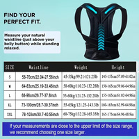 Ceinture de soutien dorsal médical ajustable pour redresser la colonne vertébrale, prix d'usine, vente en gros