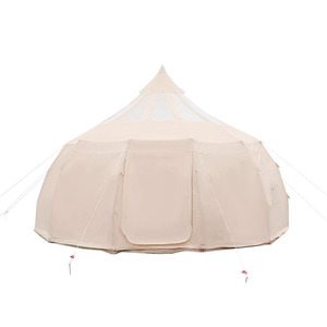 Yurt mongol <span class=keywords><strong>de</strong></span> luxe léger Yiye pour le <span class=keywords><strong>camping</strong></span> en plein air, tente sphérique multicouche à toit transparent épaissi pour le ciel étoilé - Product Image 5