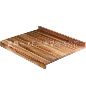 Tabla de amasar de madera de acacia 76x60.5x6cm, tabla de repostería de madera maciza para uso en la cocina - Product Image 1