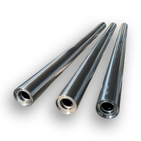 Tambour en acier au carbone à axe cylindrique nickelé pour machine à calendrier # Machine de rembobinage 45 FUTIAN ROLLER FTS-046 Dynamic