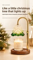 Lampe à cire fondante transfrontalière, diffuseur d'arômes style Instagram, lampe de table cadeau, sans fumée, à température réglable, style américain