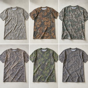<span class=keywords><strong>T</strong></span>-<span class=keywords><strong>shirt</strong></span> de pêche et de <span class=keywords><strong>randonnée</strong></span> personnalisé, ultra-doux, respirant, en tissu tri-mélange délavé camouflage, matière extensible confortable, manches courtes - Product Image 3