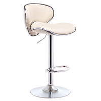 Ensemble de table et de chaises de bar de haute qualité en acier inoxydable avec dossier papillon, chaises de restaurant et tabourets de bar en gros
