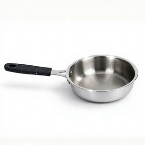Sartén de Acero Inoxidable con Mango Ergonómico, Sartén Resistente para Cocinar, Sartén Multiusos para Cocina - Product Image 1