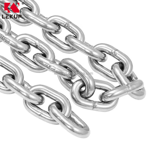 Chaîne marine de qualité supérieure, haute résistance, antirouille, en métal, chaîne à maillons en acier inoxydable robuste, accepte la personnalisation - Product Image 3