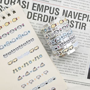 Linda cuenta de mano pegatina japonesa cinta adhesiva decorativa PET washi cinta adhesiva - Product Image 6