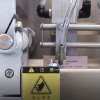 Sac plat hermétique en plastique, pour remplissage et scellage de granulés et de liquide, sur 3 ou 4 côtés, 100 unités