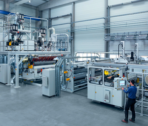 medical pva water soluble film making machine plastic extrusion cast film line