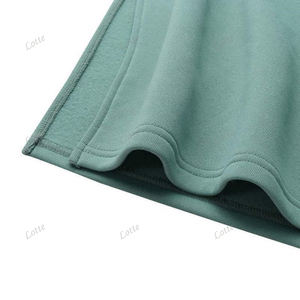 Felpe con Cappuccio da <span class=keywords><strong>Donna</strong></span> <span class=keywords><strong>in</strong></span> Pile con Orlo Spaccato, Tinta Unita, per Autunno e Inverno, Vendita all'Ingrosso - Product Image 6