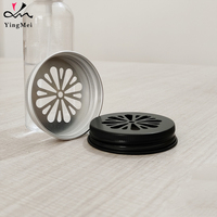Flacons cosmétiques en aluminium compatibles avec un calibre de 56 mm, couleurs personnalisables (noir/argent/blanc), bouchon à vis, finition laquée