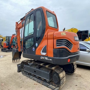 Excavatrice Doosan DX75-9C d'occasion de bonne qualité 2023, 5,5 tonnes, marque japonaise, nouvelle arrivée, haute qualité, faible nombre d'heures de fonctionnement, moteur CE & EPA à vendre - Product Image 2