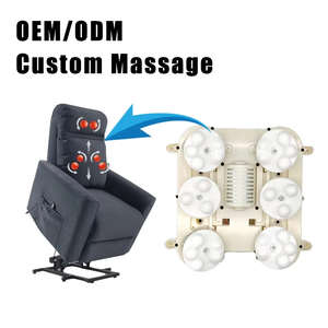 Massage Sofa Stuhl Zubehör Rollt eil Einstellbare Geschwindigkeit 3D Knet massage gerät Elektrische Rücken taille Knet massage einsatz - Product Image 2